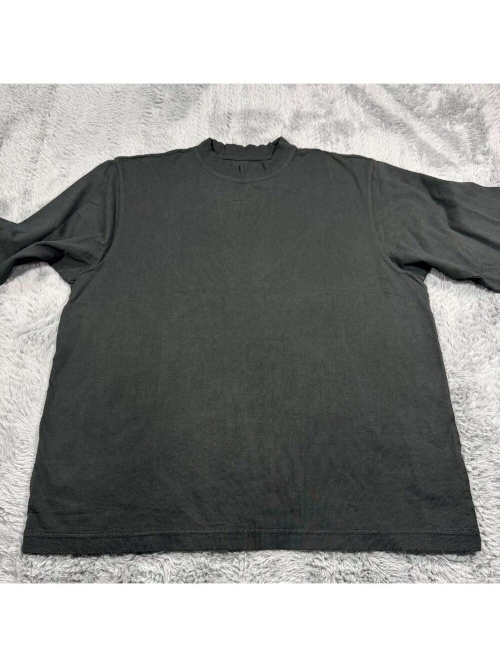 YZY Gap T-Shirt Men's L Black Cotton Workwear Travel Long Sleeve Outdoor